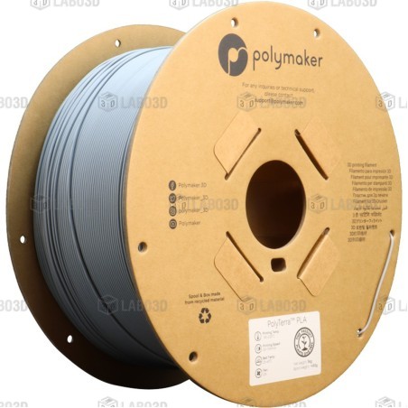 Polymaker PolyTerra - PLA - Fossil Grey - 1.75mm - 3 Kg