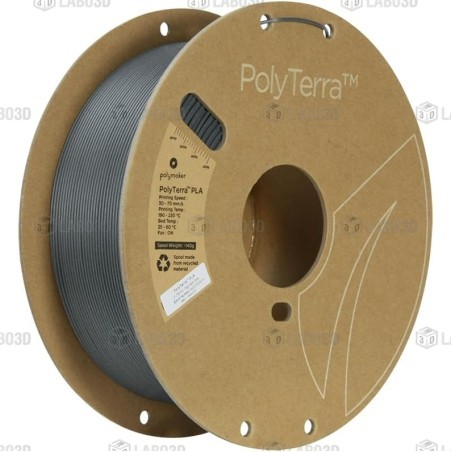 Polymaker PolyTerra - PLA - Ash Grey - 1.75mm - 1 Kg