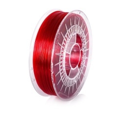 Rosa3D - PLA Starter - Rouge Translucide (Red translucent) - 1.75mm - 800 gr