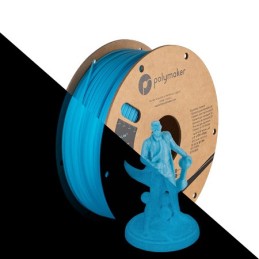 Polymaker PolyLite Luminous - PLA - Bleu (Blue) - 1.75mm - 1 Kg