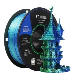 Eryone - PLA Silk Triple-Color - Rouge & Bleu & Vert (Red & Blue & Green) -  1.75mm - 1 Kg