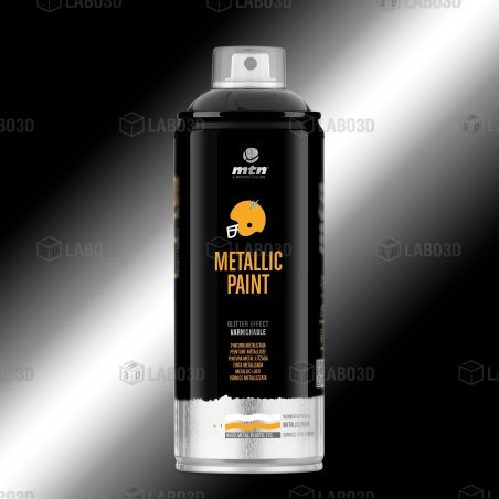 MTN Pro Metallic Paint - Noir métallisé (Mettalic Black) - R-9011 - 400ML